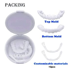 New Snap on Smile Fake Teeth Top/Bottom Builds Self Confidence! Male/Female